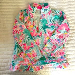 Lilly Pulitzer unicorn print long sleeve top